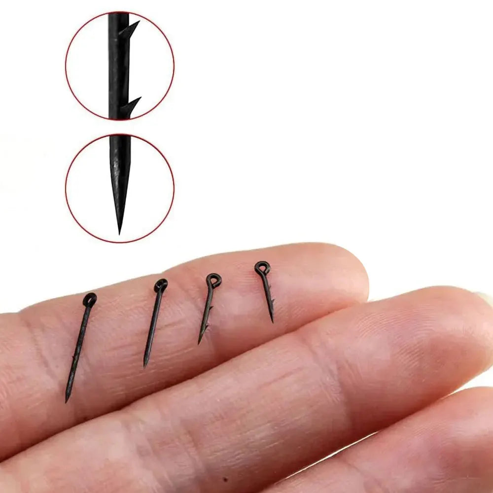 20x Metal Bait Spike Carp Fishing Hook