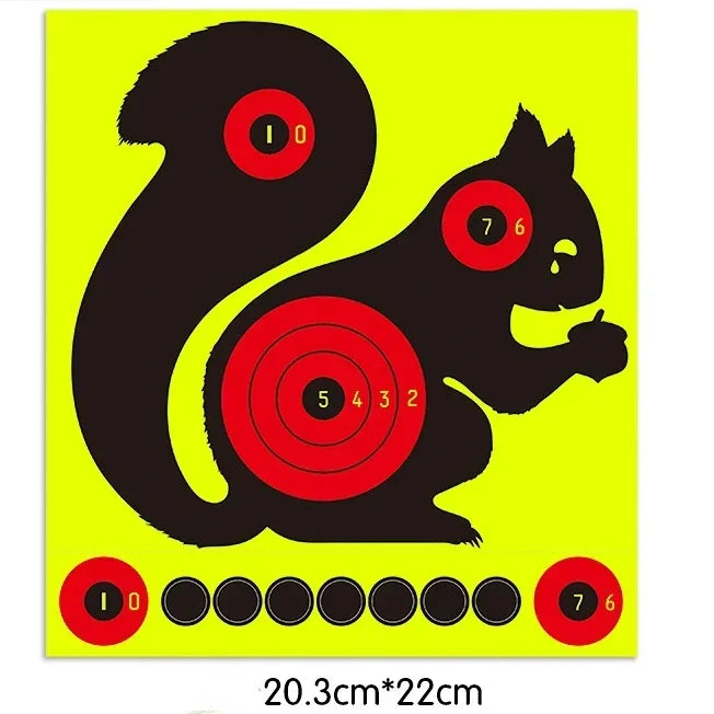 10 Pcs/Lot Shooting Target Stickers 8x8 inch