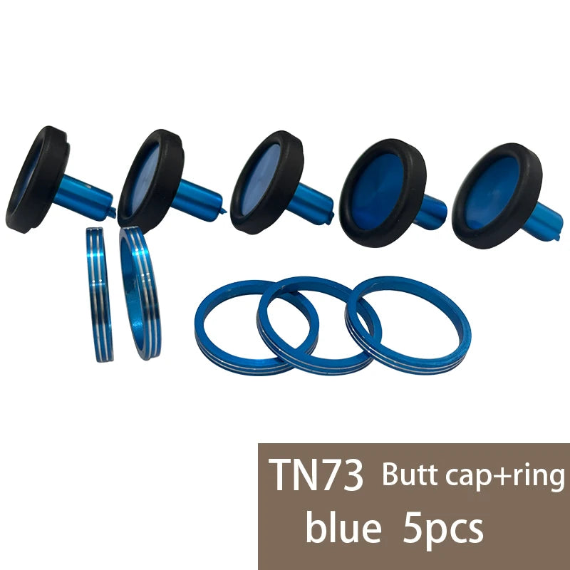 TN73 5PCS Butt Cap Fishing Rod