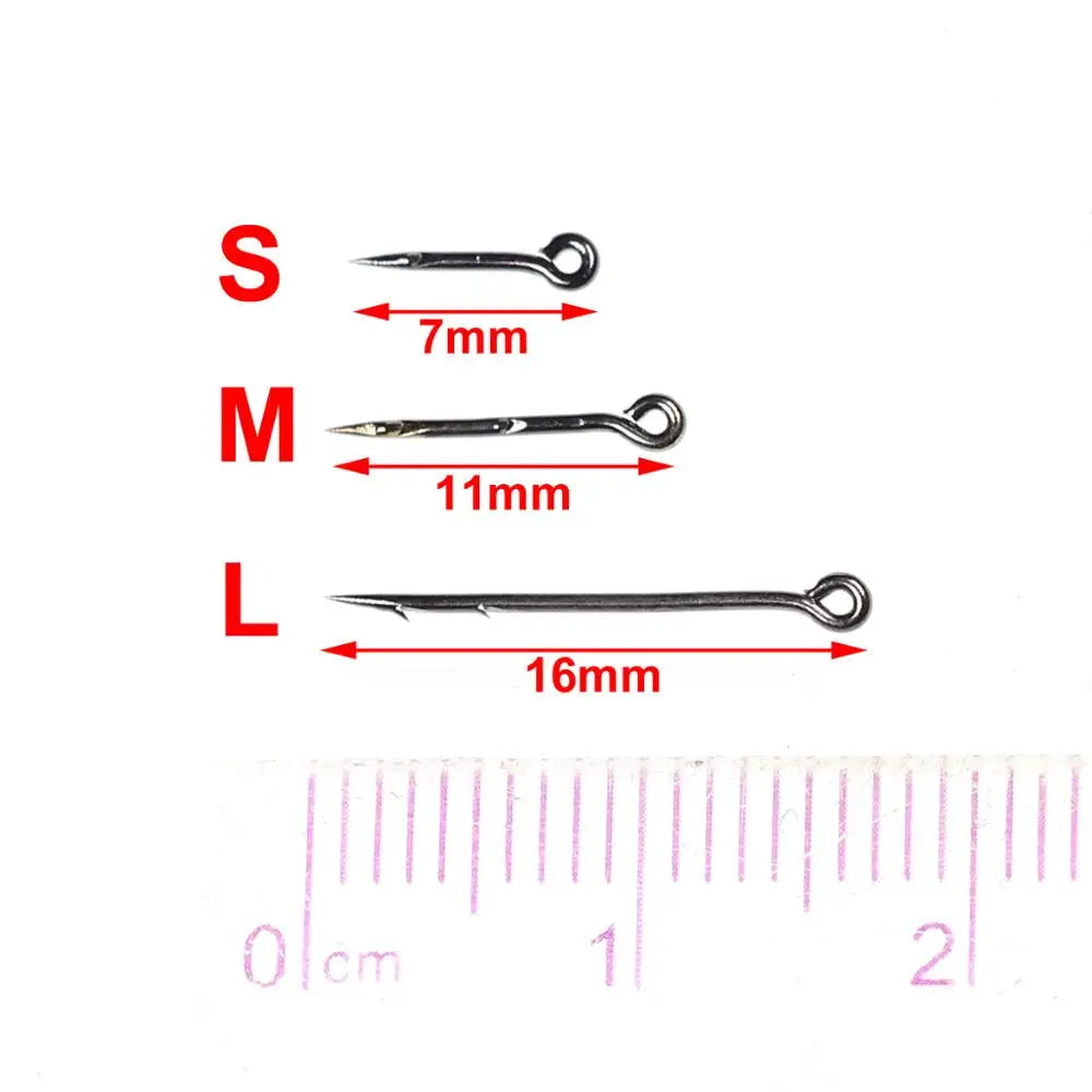 Wifreo 100PCS Metal Bait Spike Carp Fishing Hook