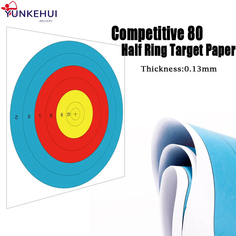 80 Half Ring Target Paper