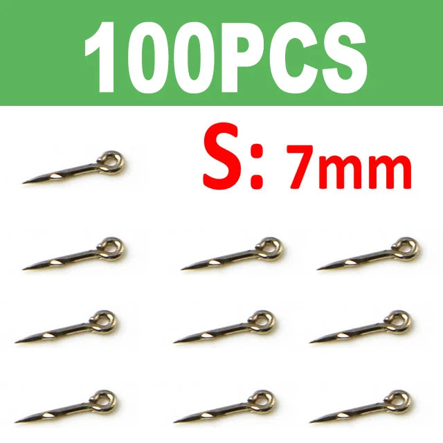 Wifreo 100PCS Metal Bait Spike Carp Fishing Hook