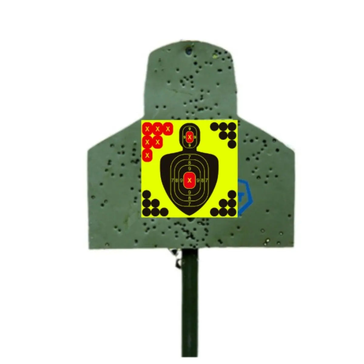 10Pcs Silhouette Splatter Targets