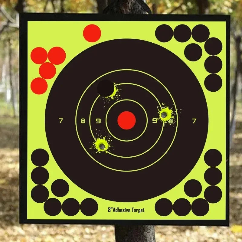 10 Pcs/Lot Shooting Target Stickers 8x8 inch