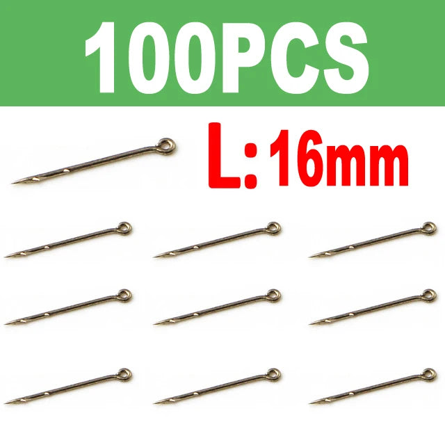 Wifreo 100PCS Metal Bait Spike Carp Fishing Hook