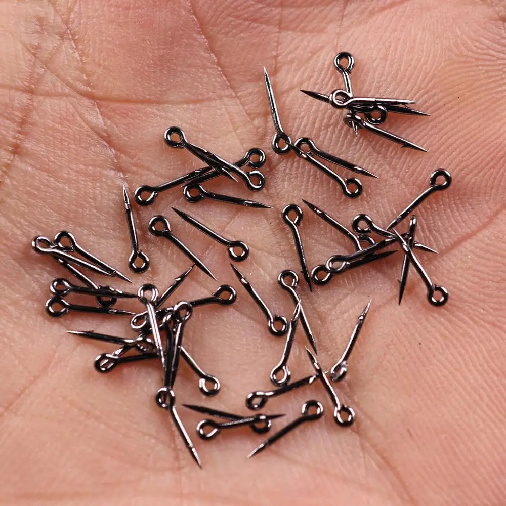 Wifreo 100PCS Metal Bait Spike Carp Fishing Hook