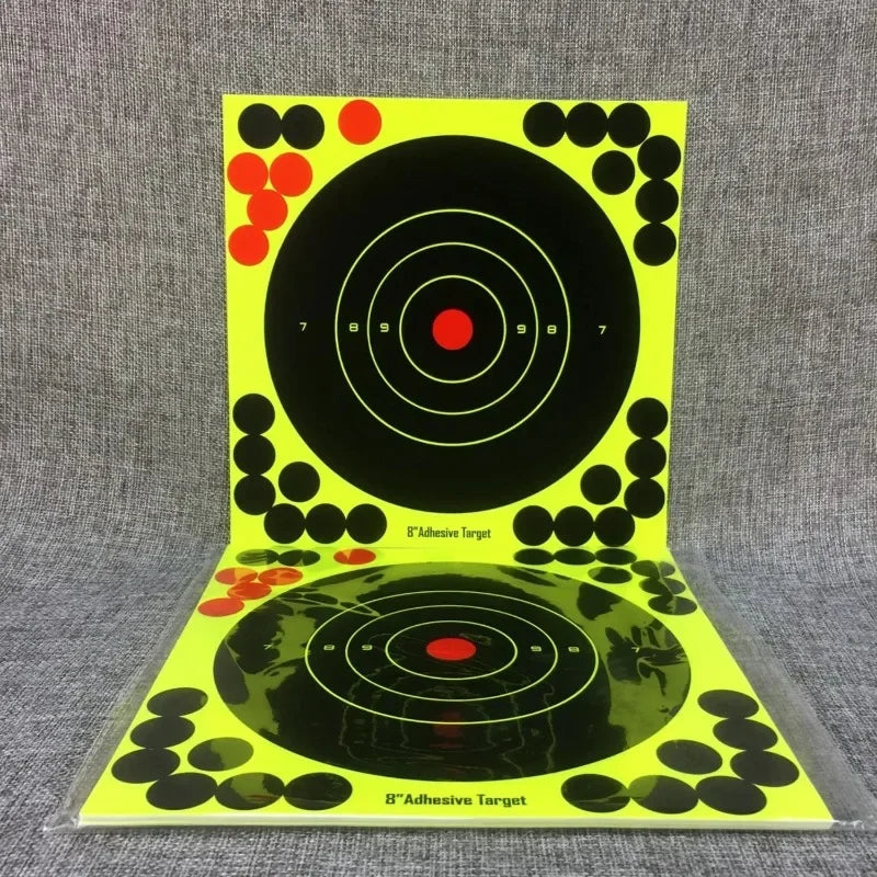 10 Pcs/Lot Shooting Target Stickers 8x8 inch