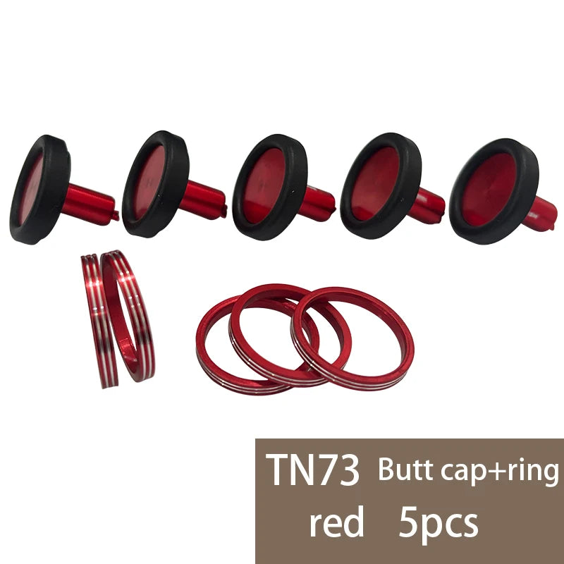 TN73 5PCS Butt Cap Fishing Rod