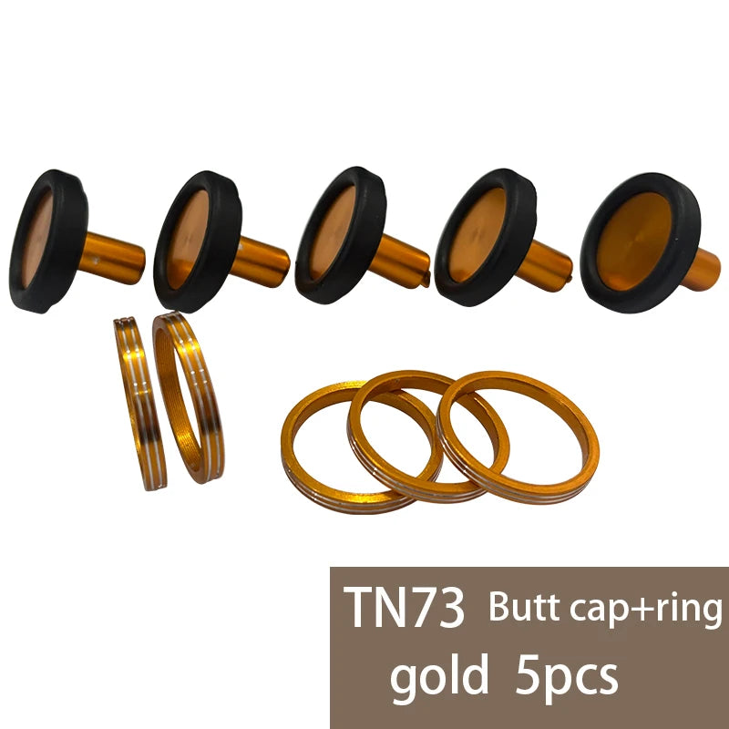 TN73 5PCS Butt Cap Fishing Rod