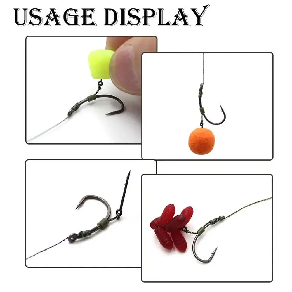 20x Metal Bait Spike Carp Fishing Hook